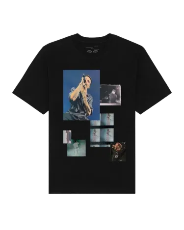 LOVE LOVE FLAKK C*BRONES / T-SHIRT / BLACK