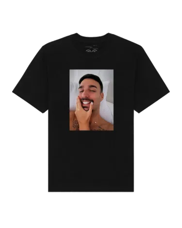 LOVE LOVE FLAKK SELFIE / T-SHIRT / BLACK